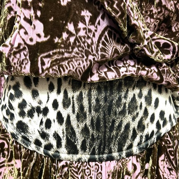 Just Cavalli devore animal print midi dress - Picture 6 of 10